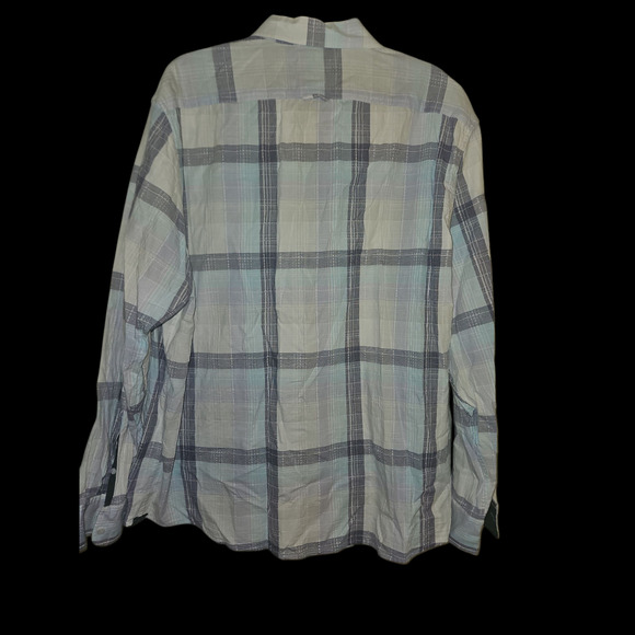 Flag & Anthem Men's striped button down shirt size XXL 2X casual striped top - Picture 4 of 4